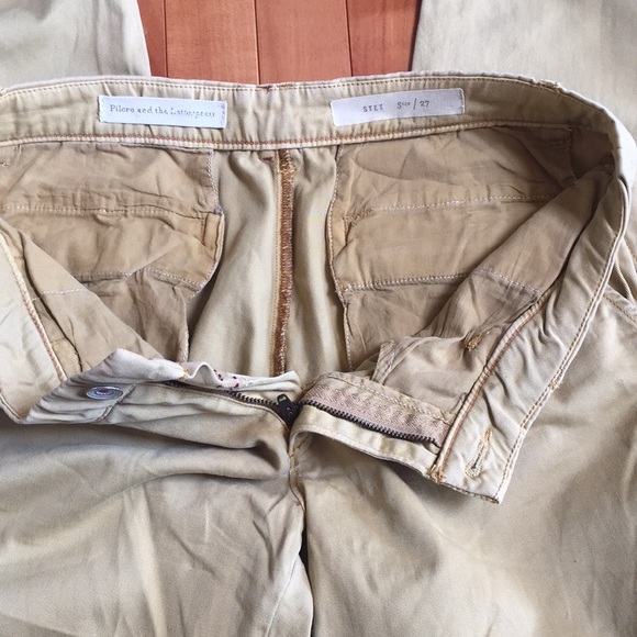 Pilcro Stet Fit 27 Mustard/Camel Cropped Pants - Picture 5 of 5